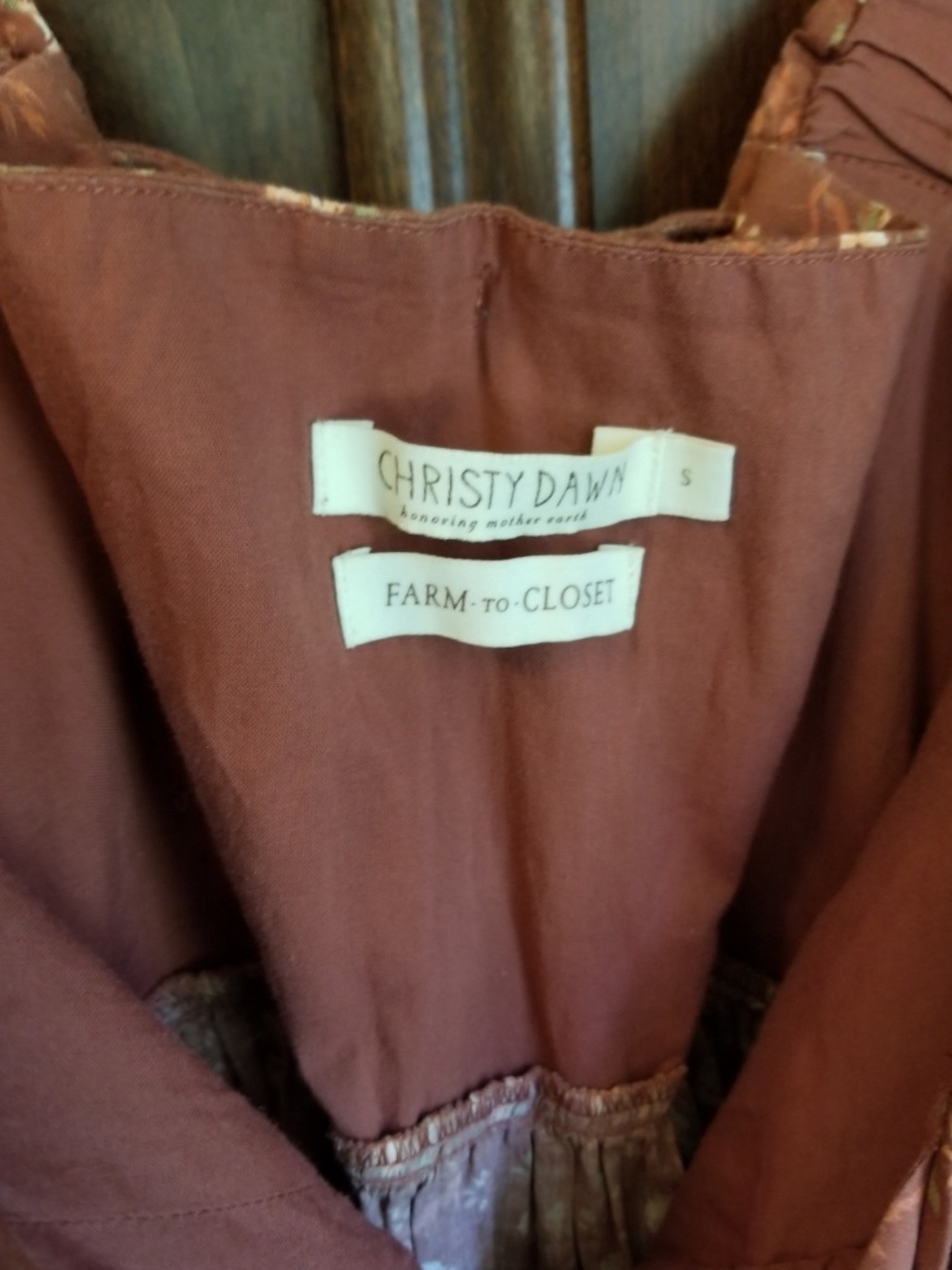 EUC Christy Dawn Oat Straw Red Adele S - Picture 3 of 6